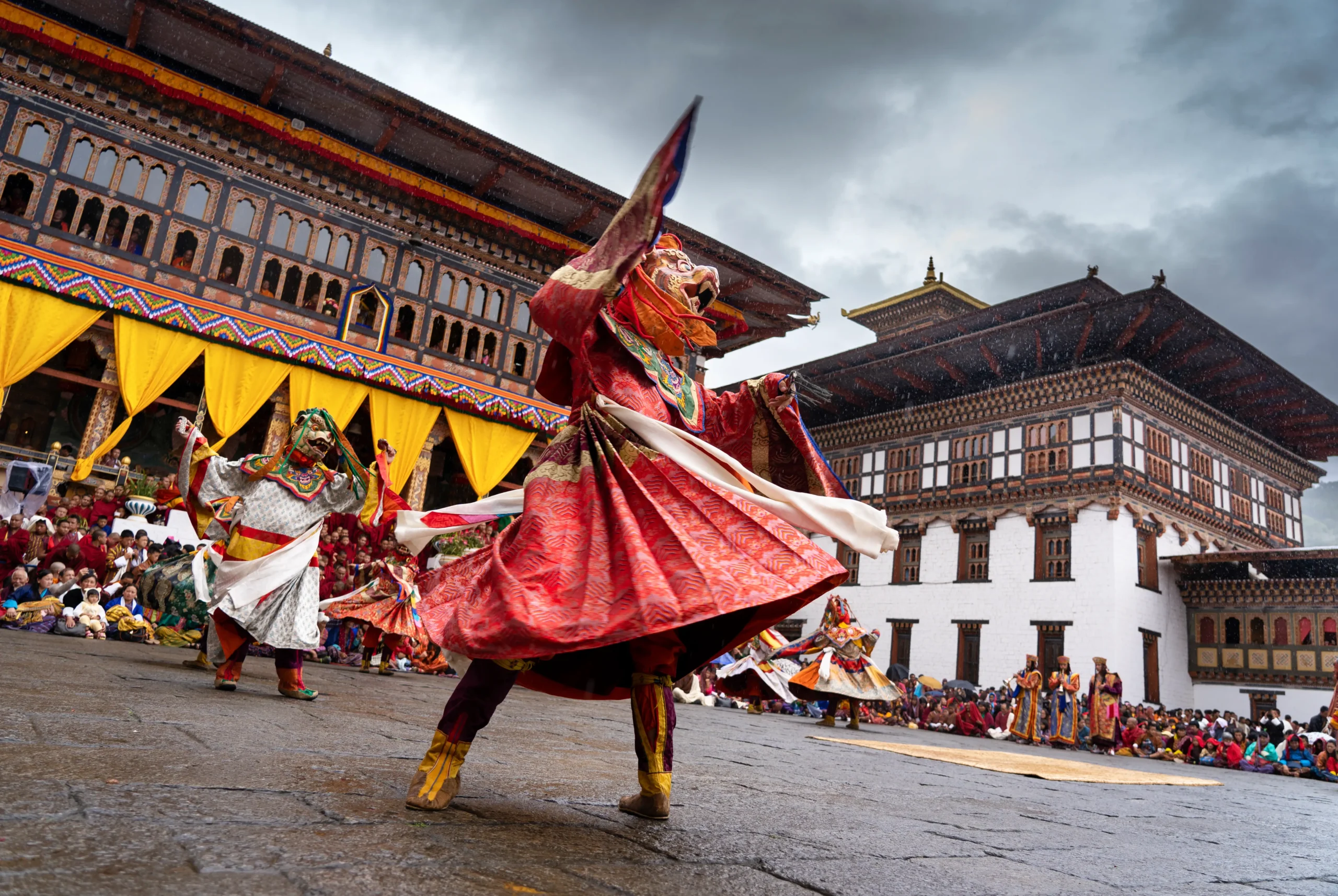 Bhutanese Culture Meets Dance & Fire!